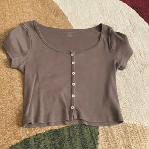 Brown Brandy Melville top